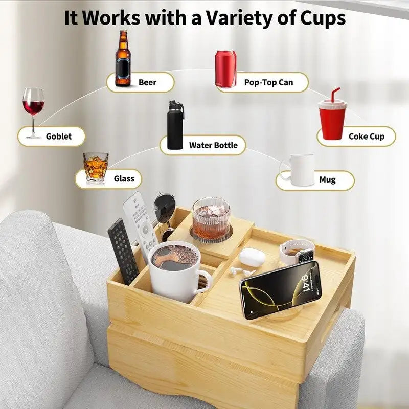 7-in-1 Couch Arm Tray