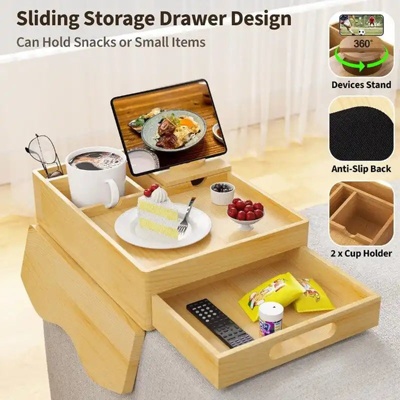 7-in-1 Couch Arm Tray
