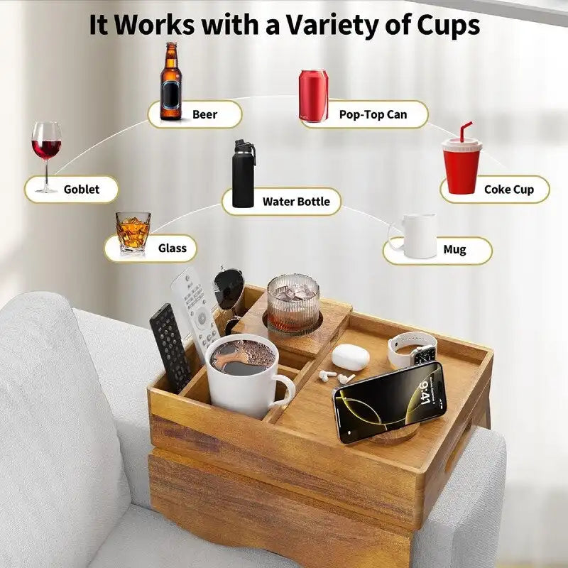 7-in-1 Couch Arm Tray