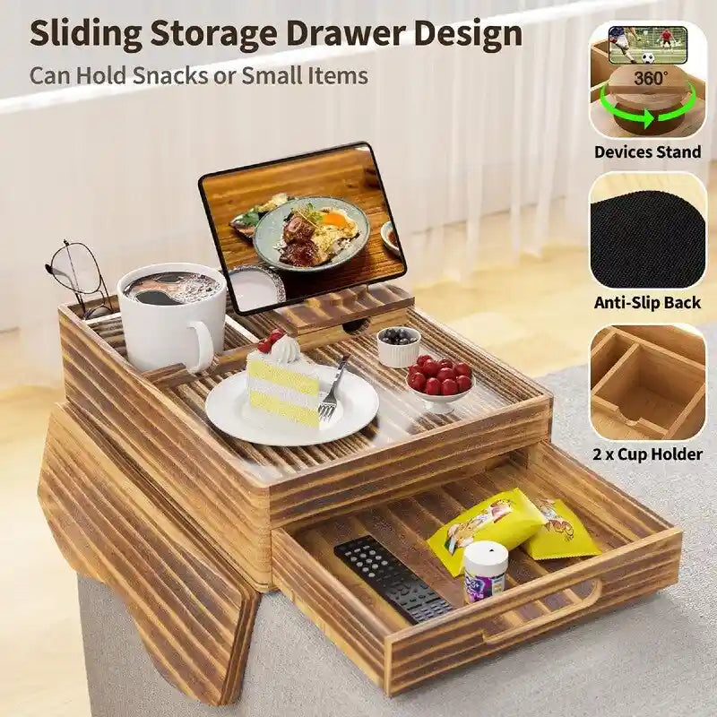 7-in-1 Couch Arm Tray