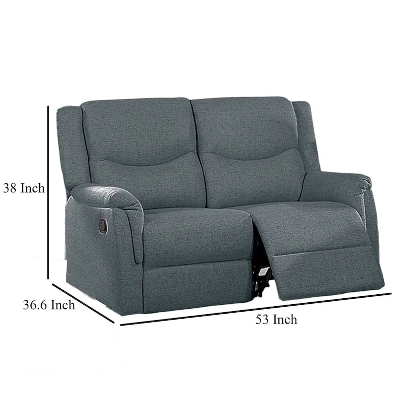 53-Inch Manual Reclining Loveseat