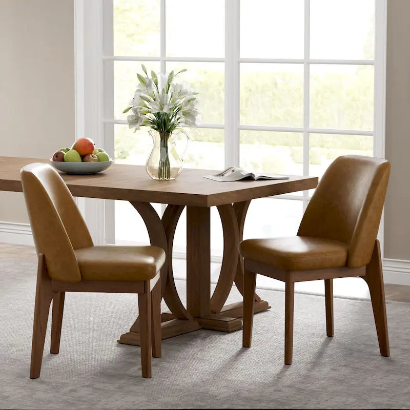 Set of 2 Upholstered Dining Chairs
