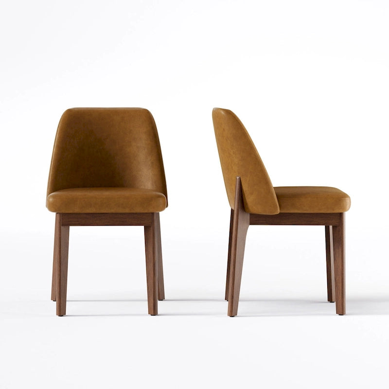 Set of 2 Upholstered Dining Chairs