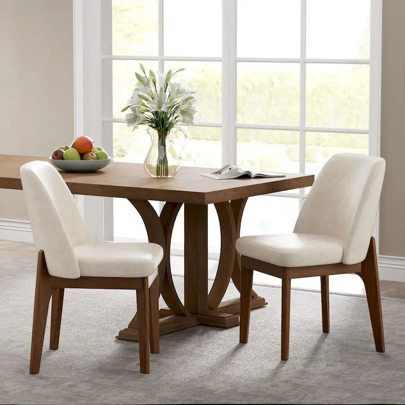 Set of 2 Upholstered Dining Chairs
