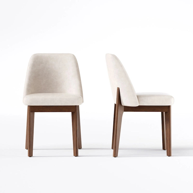 Set of 2 Upholstered Dining Chairs