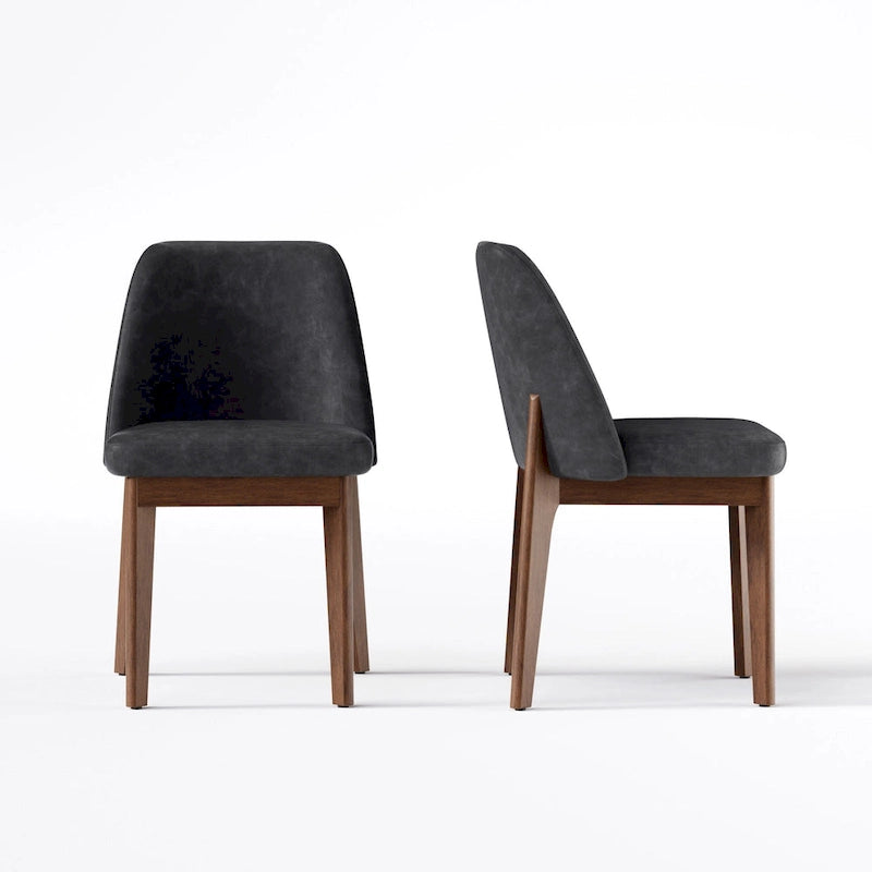 Set of 2 Upholstered Dining Chairs