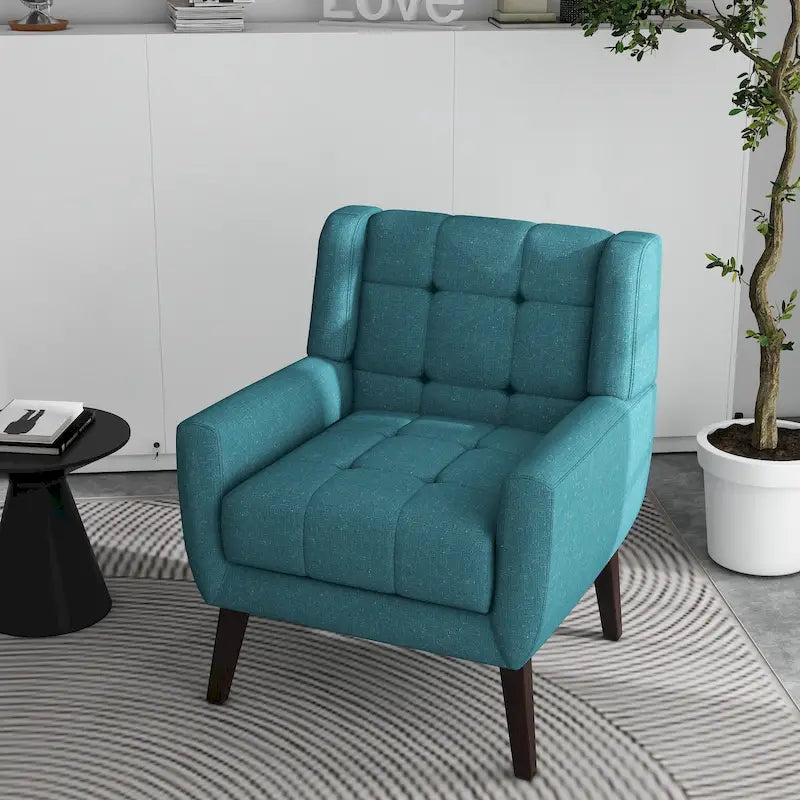 Tufted Upholstered Lounge Chair