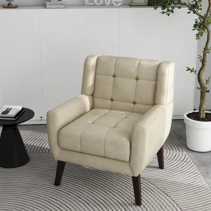 Tufted Upholstered Lounge Chair