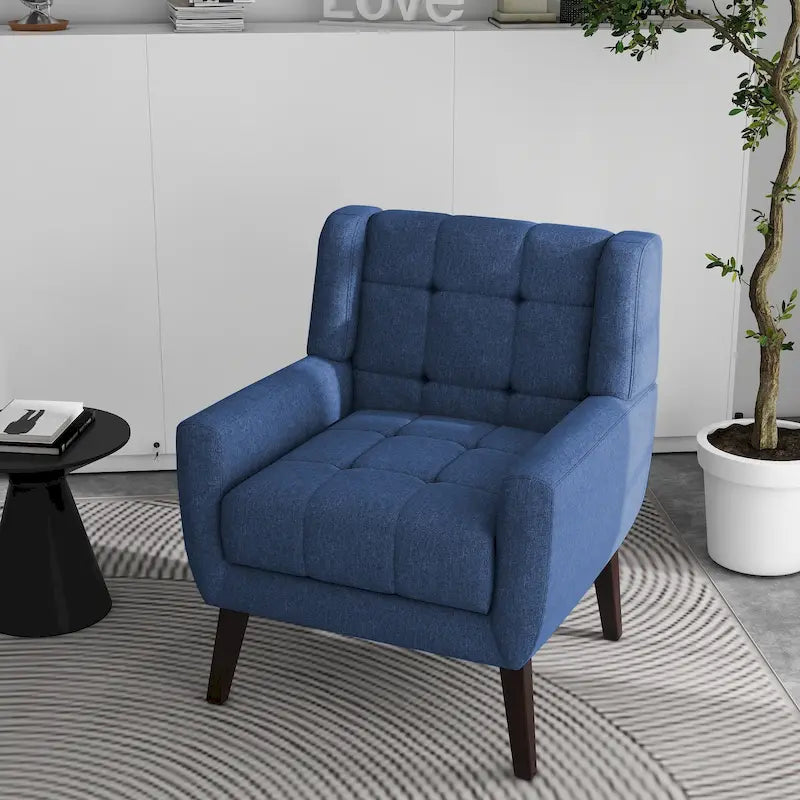 Tufted Upholstered Lounge Chair