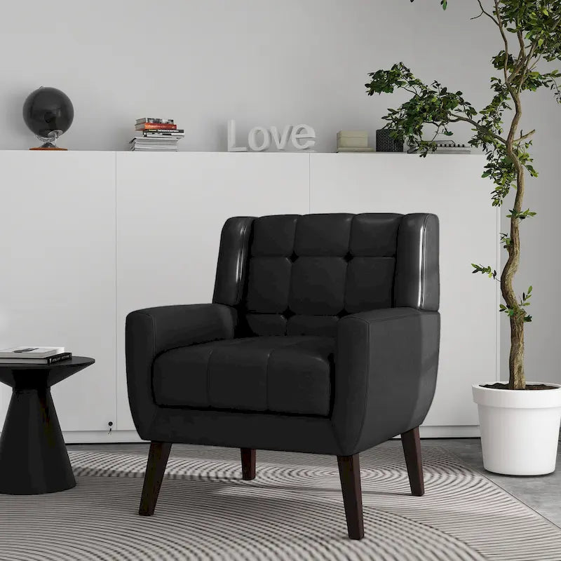 Tufted Upholstered Lounge Chair