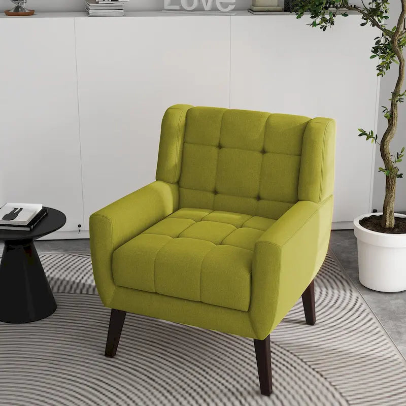 Tufted Upholstered Lounge Chair