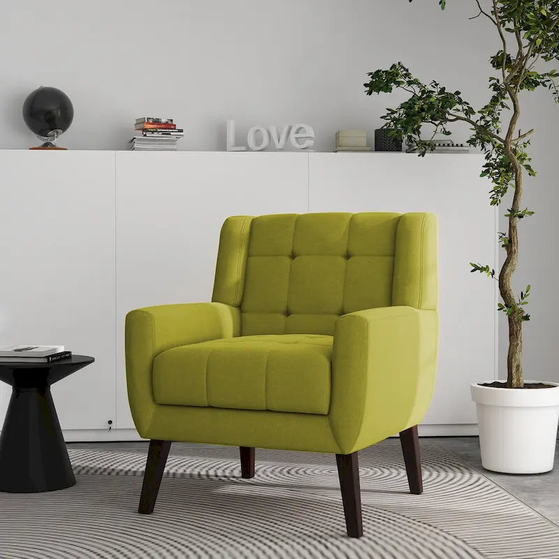 Tufted Upholstered Lounge Chair