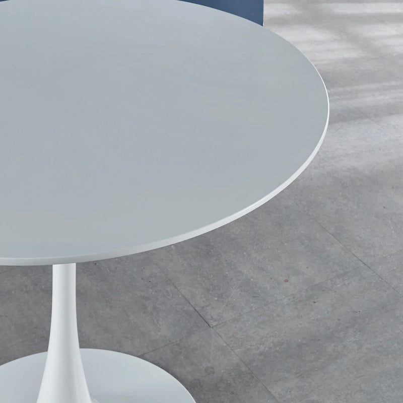 White Mid-Century Dining Table
