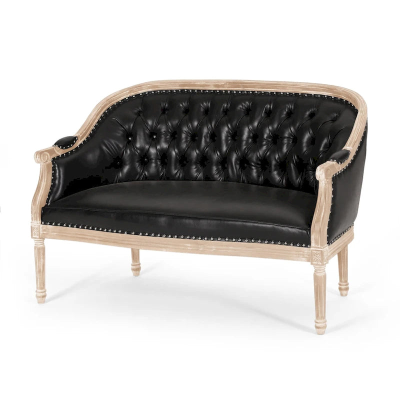 Tufted Upholstered Loveseat
