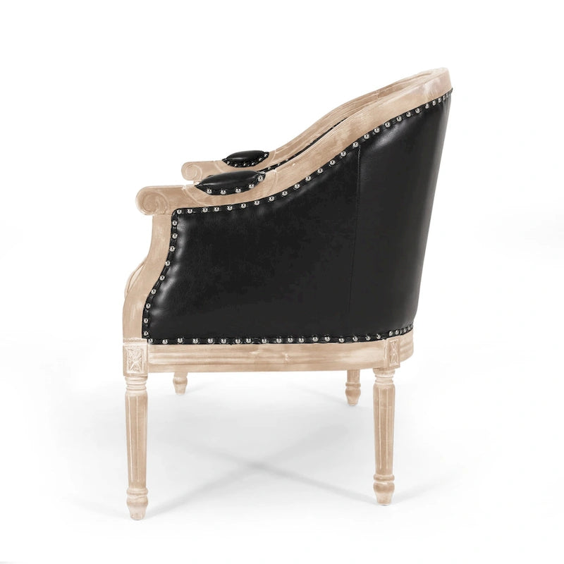 Tufted Upholstered Loveseat