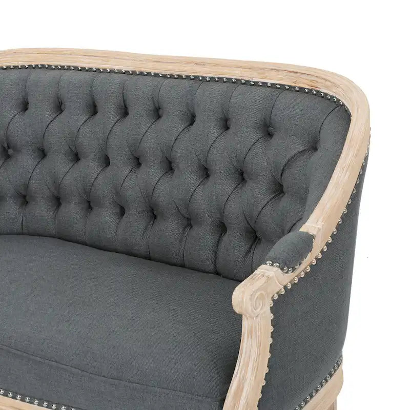 Tufted Upholstered Loveseat
