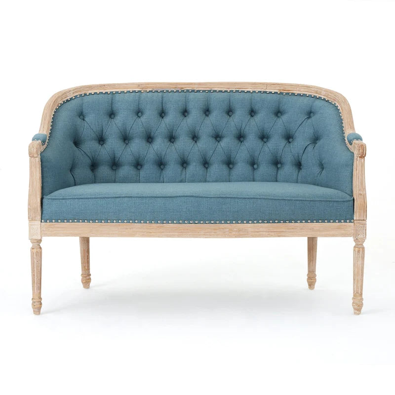Tufted Upholstered Loveseat