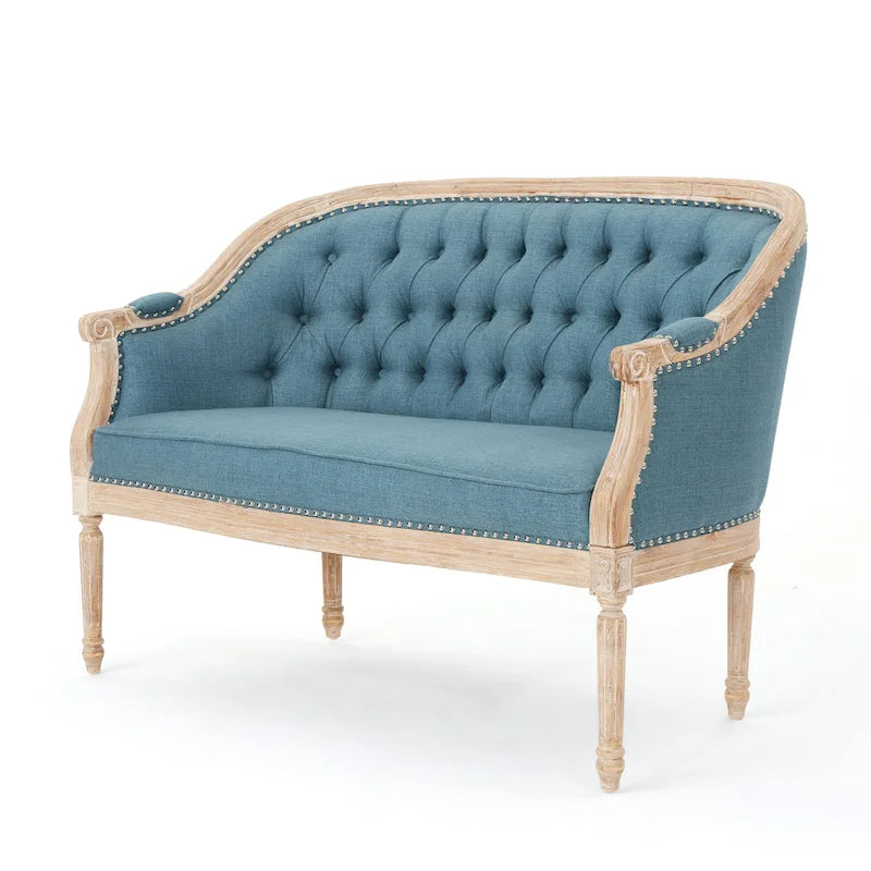 Tufted Upholstered Loveseat