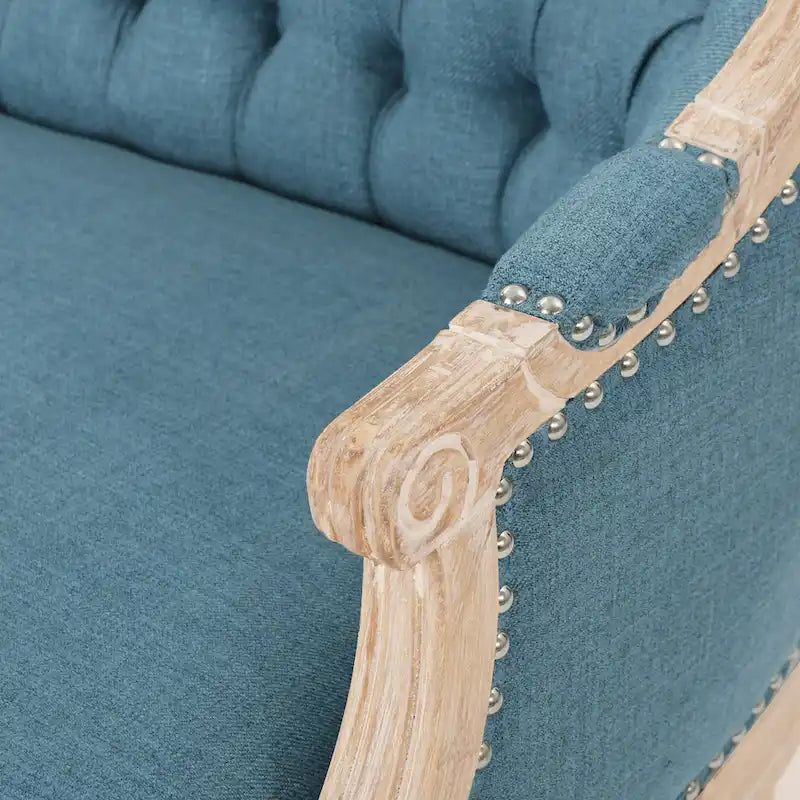 Tufted Upholstered Loveseat