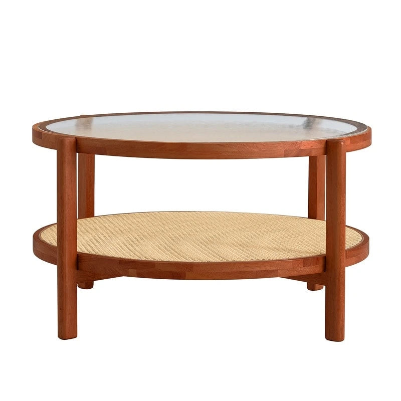 Modern Round Double-Layer Coffee Table
