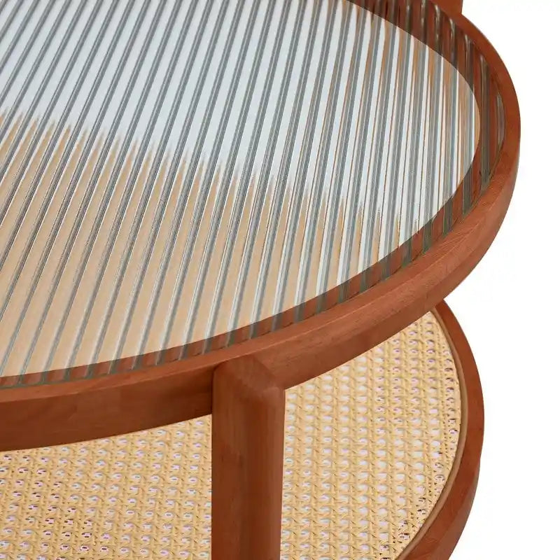 Modern Round Double-Layer Coffee Table