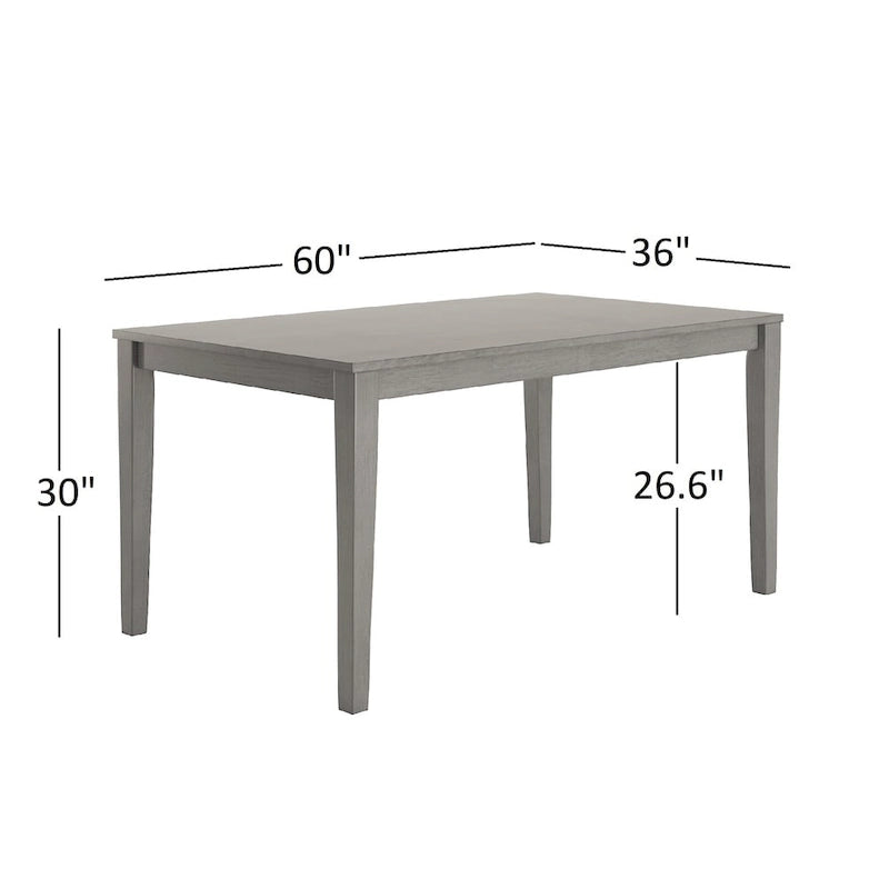 60-Inch Rectangular Dining Table