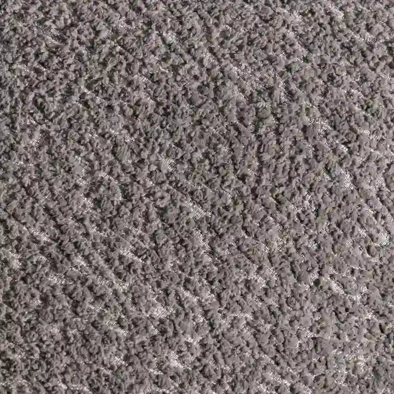 Modern Curved-Arm Boucle Sofa
