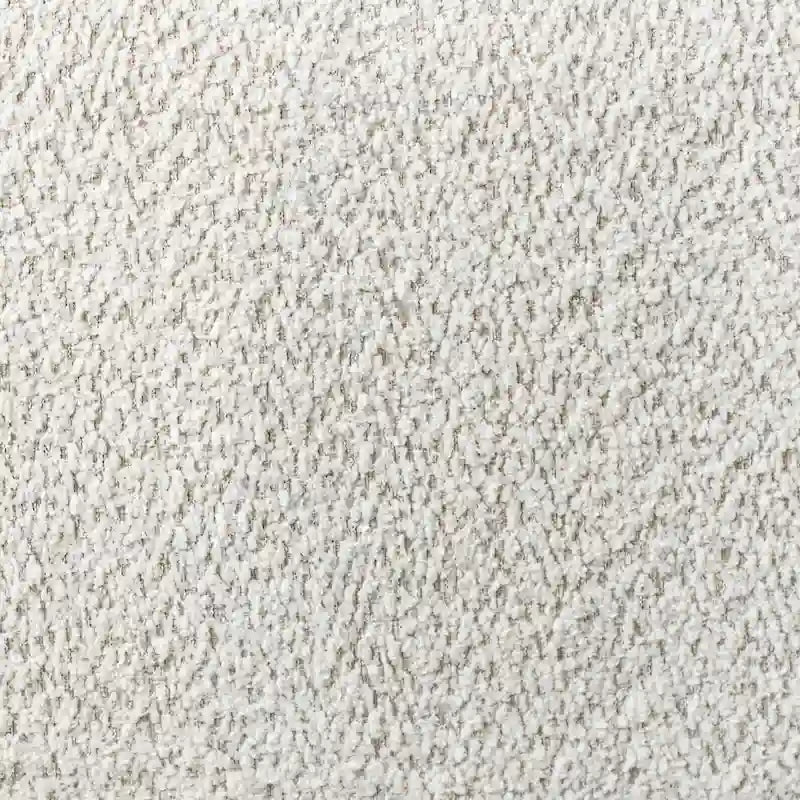 Modern Curved-Arm Boucle Sofa