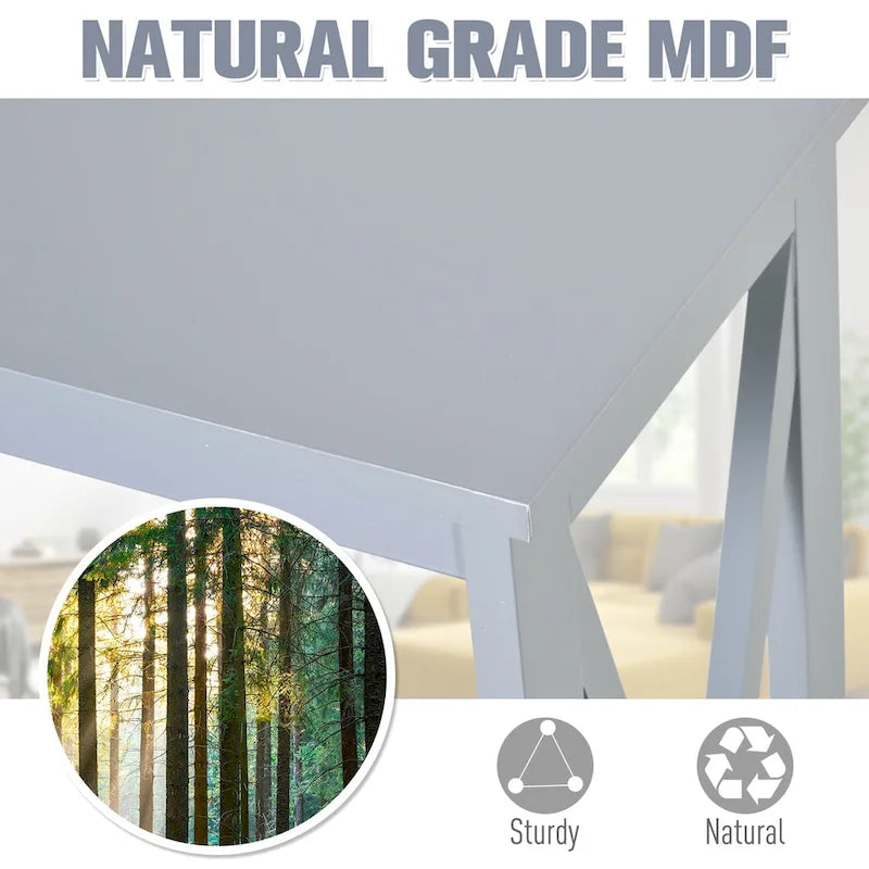 2-Tier Console Table with Lower Shelf