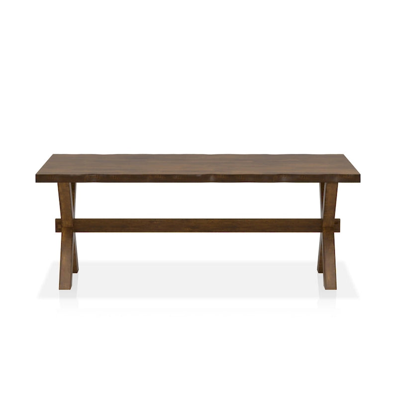 47-Inch Transitional Walnut Coffee Table