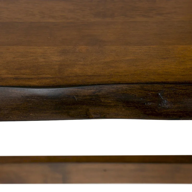 47-Inch Transitional Walnut Coffee Table