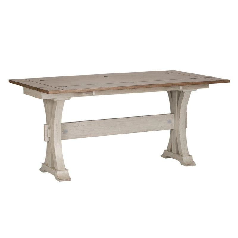Antique White Flip-Lid Sofa Table