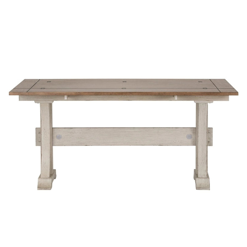 Antique White Flip-Lid Sofa Table