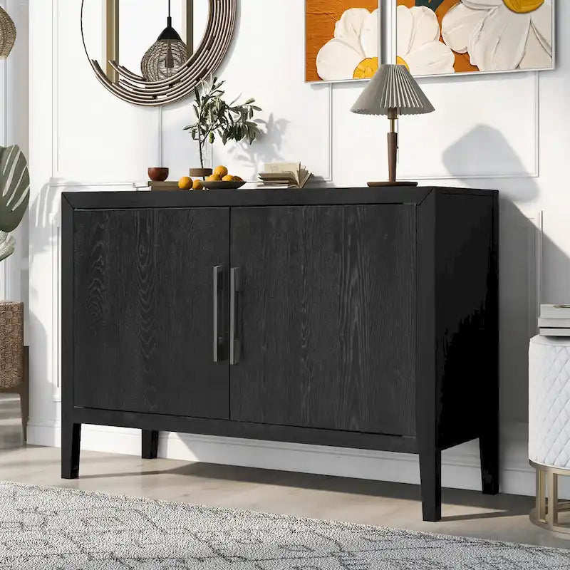 Living Room Storage Cabinet Sideboard with 2 Doors