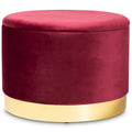 Glam Velvet Storage Ottoman