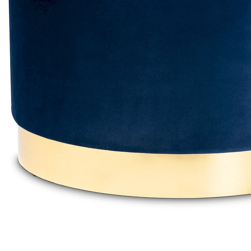 Glam Velvet Storage Ottoman