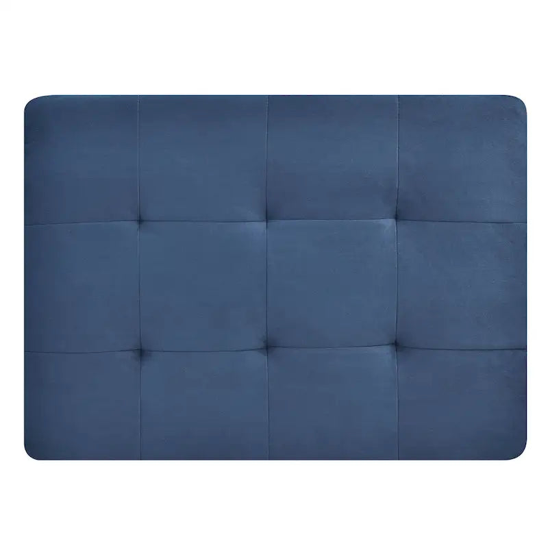 Microsuede Tufted Ottoman