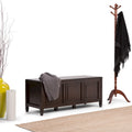 51-Inch Solid Wood Storage Bench Trunk