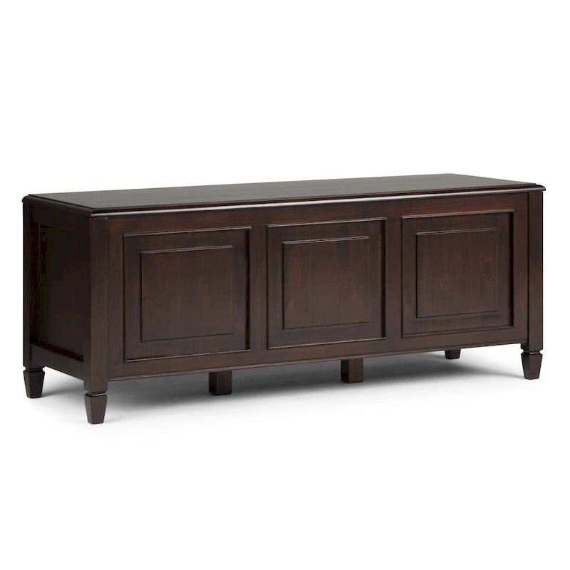 51-Inch Solid Wood Storage Bench Trunk