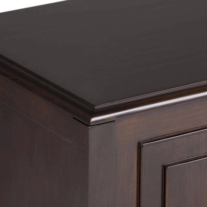 51-Inch Solid Wood Storage Bench Trunk