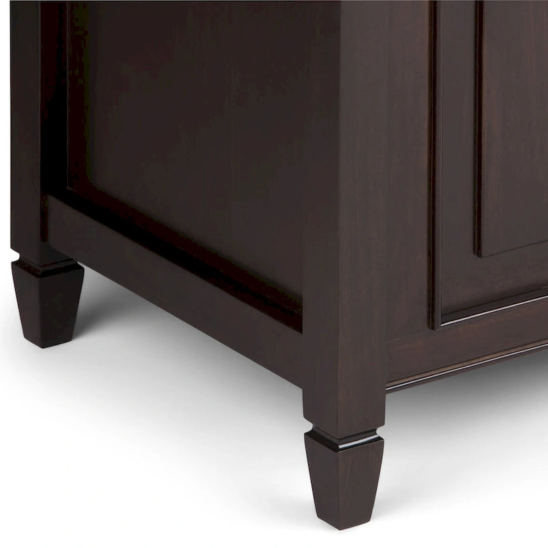 51-Inch Solid Wood Storage Bench Trunk
