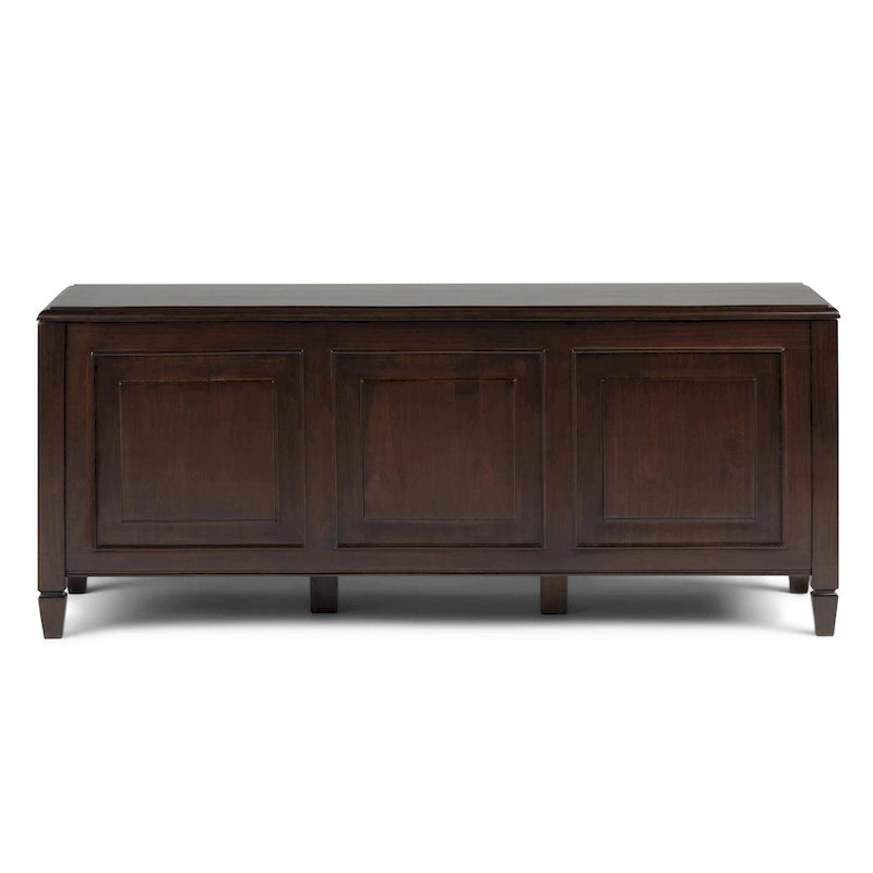 51-Inch Solid Wood Storage Bench Trunk