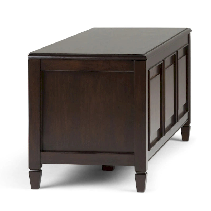 51-Inch Solid Wood Storage Bench Trunk