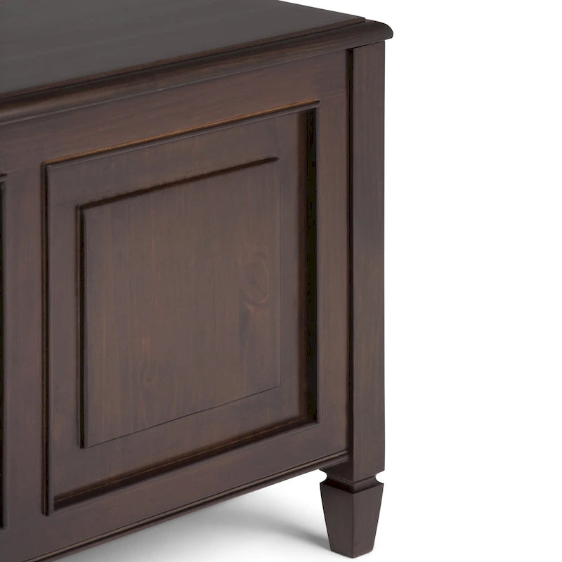 51-Inch Solid Wood Storage Bench Trunk
