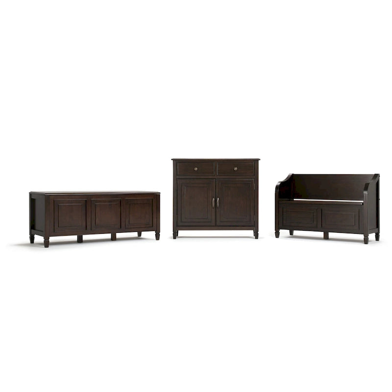 51-Inch Solid Wood Storage Bench Trunk
