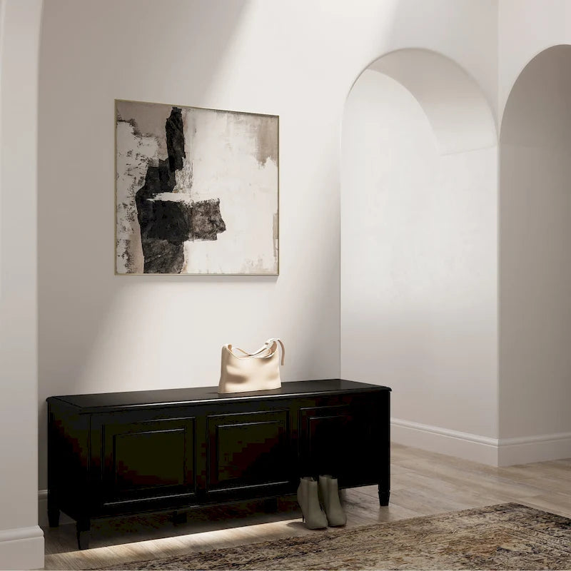 51-Inch Solid Wood Storage Bench Trunk