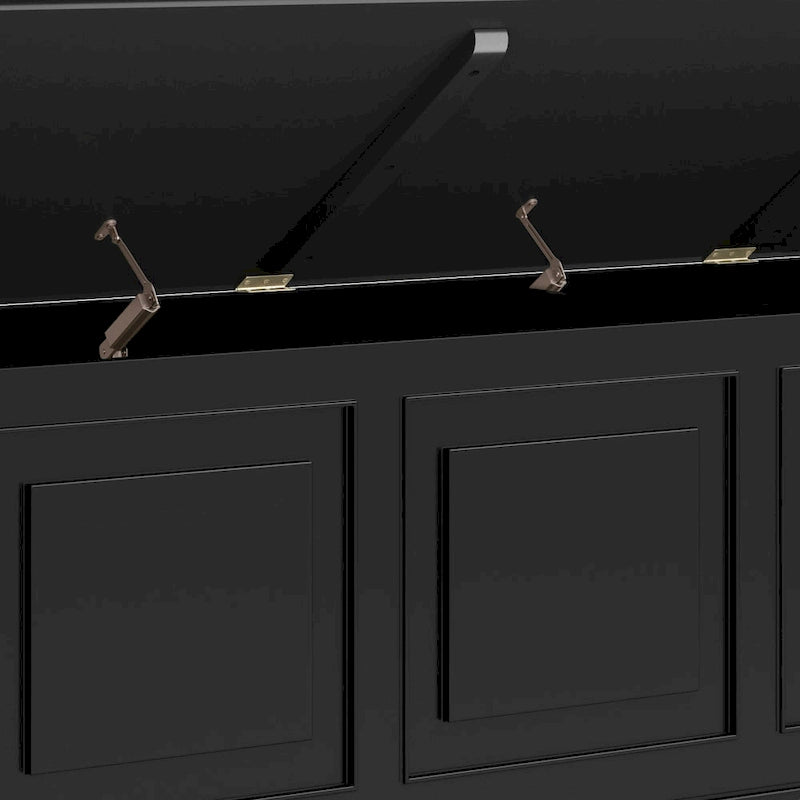 51-Inch Solid Wood Storage Bench Trunk