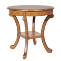 Hand-Painted Transitional Accent Table