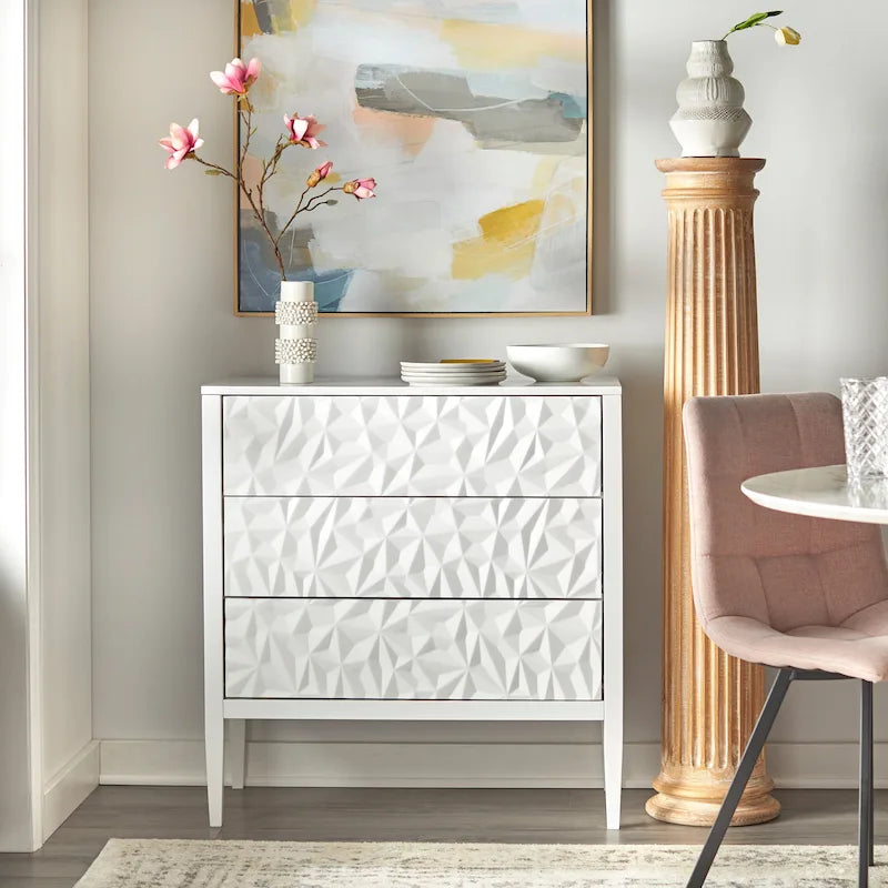Three-Drawer Accent Cabinet