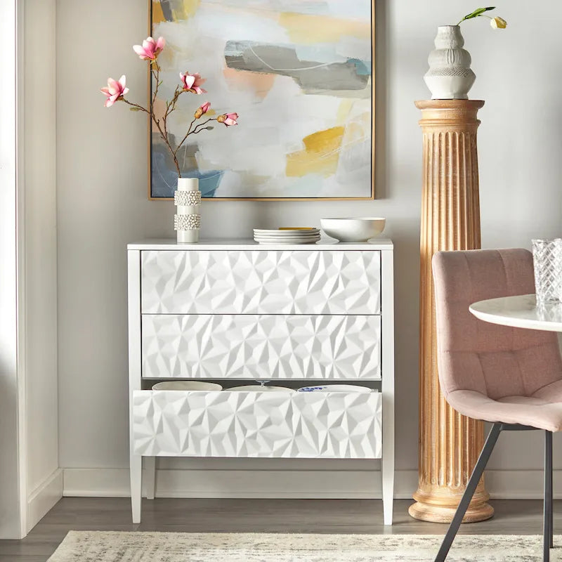 Three-Drawer Accent Cabinet